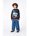 Molo Mattis Flame Car Sweaters - Black - 100% Organic Cotton Sweatshirts