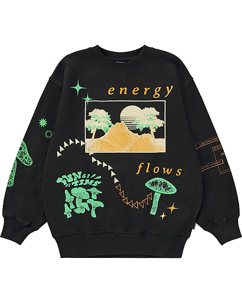 Molo Monti Sweatshirt - Black - 100% Organic Cotton Sweatshirts