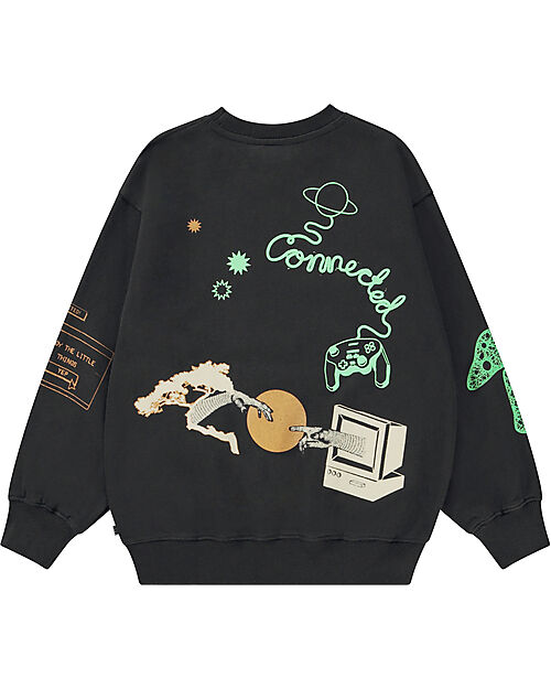 Molo Monti Sweatshirt - Black - 100% Organic Cotton Sweatshirts