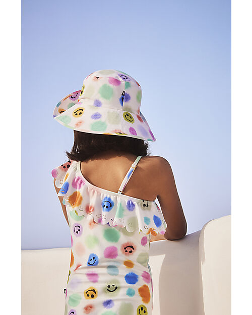 Molo Nadia Sun Hat - Painted Dots - Recycled Material Sunhats