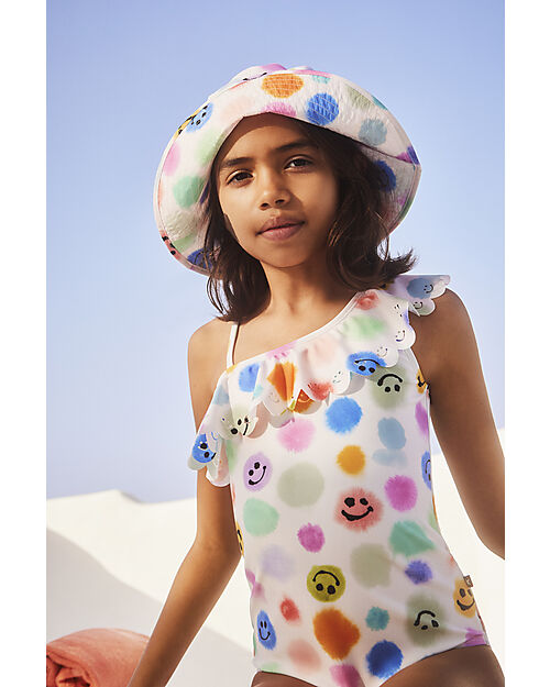 Molo Nadia Sun Hat - Painted Dots - Recycled Material Sunhats