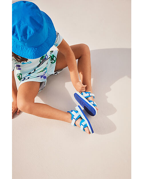 Molo Niko Swimming Costume - Multi Smile - with Drawstring Swimming Trunks