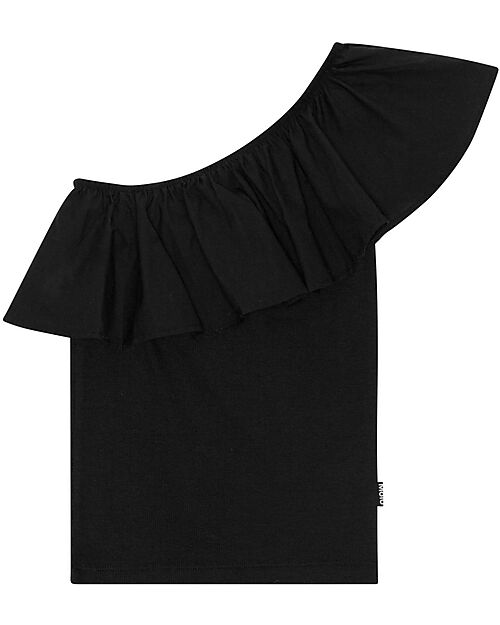 Molo Rebecca One-Shoulder T-shirt - Pink - Organic Cotton Tank Tops