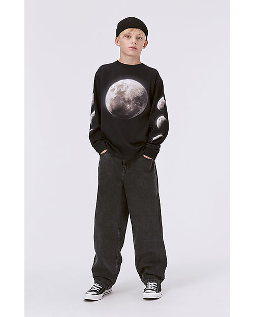 Molo Rube T-shirts Long sleeves - Moon Phase - 100% Organic Cotton Long Sleeves Tops
