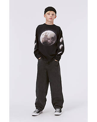 Molo Rube T-shirts Long sleeves - Moon Phase - 100% Organic Cotton Long Sleeves Tops