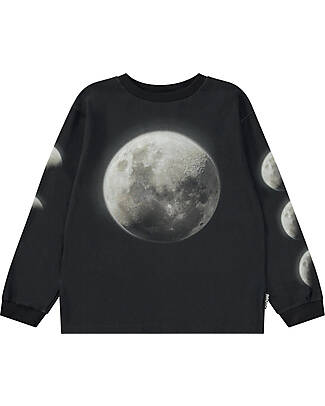 Molo Rube T-shirts Long sleeves - Moon Phase - 100% Organic Cotton Long Sleeves Tops