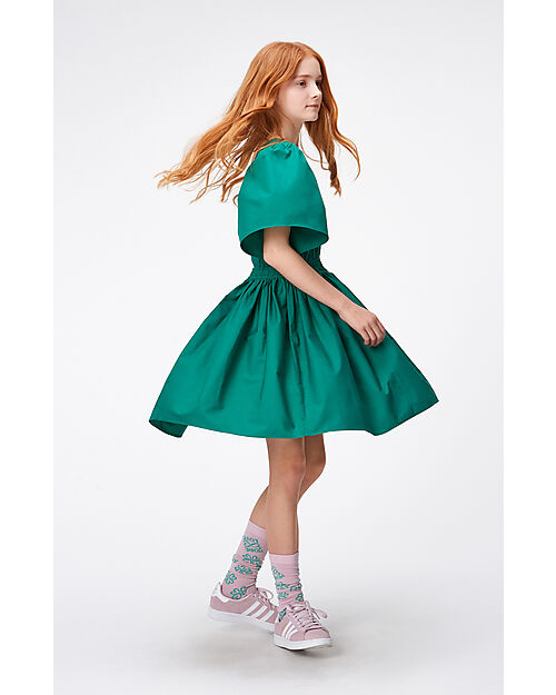 Molo Short Sleeves Green Tennis Dress - Cally - 100% Bio Cotton GOTS Dresses_
