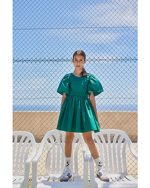 Molo Short Sleeves Green Tennis Dress - Cally - 100% Bio Cotton GOTS Dresses_