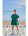 Molo Short Sleeves Green Tennis Dress - Cally - 100% Bio Cotton GOTS Dresses_