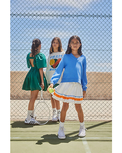 Molo Short Sleeves Green Tennis Dress - Cally - 100% Bio Cotton GOTS Dresses_