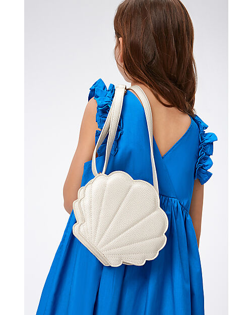 Molo Shoulder Bag - Cream - Shell Shape Purses