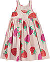 Molo Sleeveless Dress - Strawberries - 100% Organic Cotton GOTS Dresses_