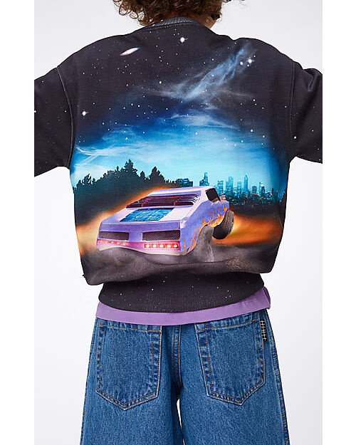 Molo Sweatshirt - Mattis - Beam up Dinos - 100% Bio Cotton GOTS Sweatshirts