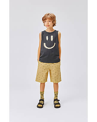 Molo Top No Sleeves - Space Gray - 100% Organic Cotton GOTS Tank Tops