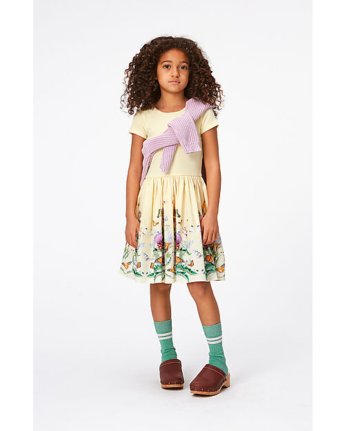 Molo Yellow Sleveless Dress - Cissa - Artichoke Patch - 100% Bio Cotton GOTS Dresses_