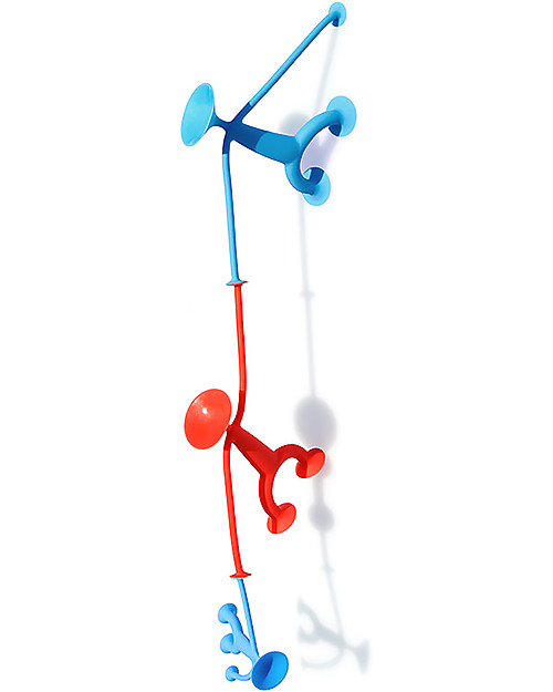 Moluk Oogi Mix Family , 4 pieces - Red/Blue - Silicone: safe and washable Story Making Games