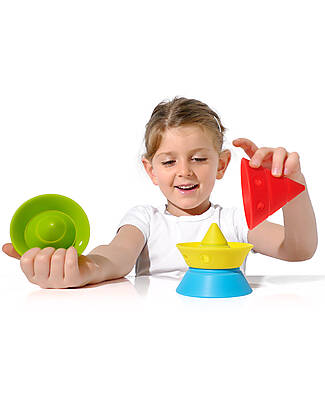 Moluk OUTLET - Hix Tropic - Convertible Construction Cones in Silicone - Yellow/Green/Blue/Red - Showroom Sample Story Making Games