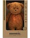 Moonie Bear Plush 2.0 with Natural Sounds, Classical Music, and Adjustable Light - Caramel - GOTS and Oeko-Tex Certified Nightlights
