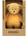 Moonie Bear Plush 2.0 with Natural Sounds, Classical Music, and Adjustable Light - Honey - GOTS and Oeko-Tex Certified Nightlights