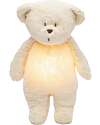 Moonie Bear Plush 2.0 with Natural Sounds, Classical Music, and Adjustable Light - Polar - GOTS and Oeko-Tex Certified Nightlights