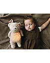 Moonie Soft Toy with Night Light and Pink Noises - Sand - GOTS and Oeko-Tex certified Nightlights