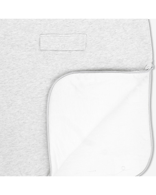 Mori Light Sleeping Bag 0.5 Tog, Grey - 0-2 years, organic bamboo + cotton Sleeping Bags