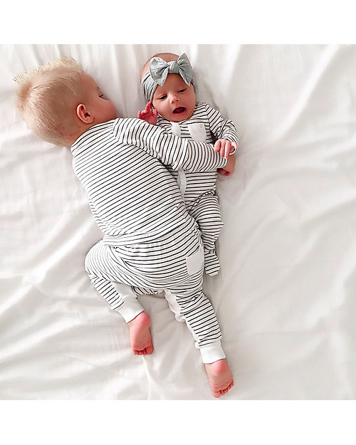 Mori Yoga Baby Pants, Stripes - Bamboo and organic cotton Trousers