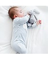 Mori Zip-Up Sleepsuit, Blue Stripes - Bamboo and organic cotton Pyjamas