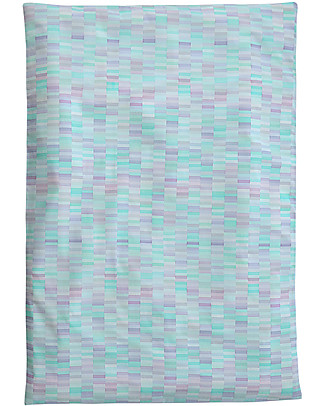 Motomo Baby Duvet Cover Set "Pastels", Turquoise - 70x100 cm - Organic cotton Duvet Sets