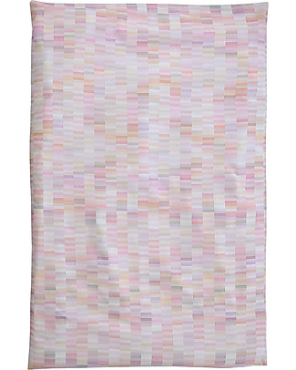 Motomo Grownup Duvet Cover Set "Pastels", Pink - 150x200 cm - Organic cotton Duvet Sets