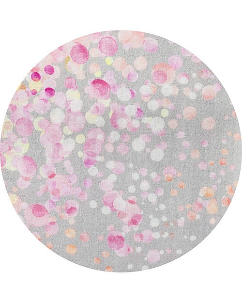 Motomo Play Pad "Petals", Pink -100x137 cm - organic cotton Playmats