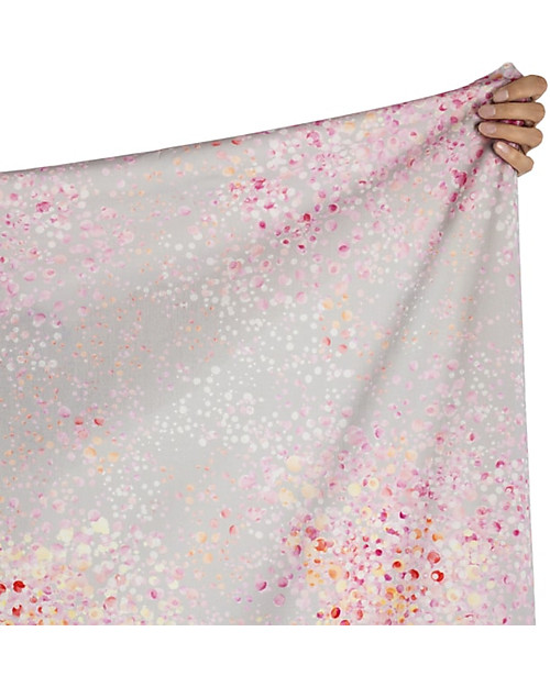 Motomo Play Pad "Petals", Pink -100x137 cm - organic cotton Playmats