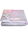 Motomo Play Pad "Petals", Pink -100x137 cm - organic cotton Playmats