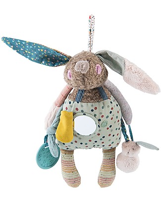 Moulin Roty Activity Rabbit, Les Jolis Trop Beaux - Develop baby's Senses Newborn Toys