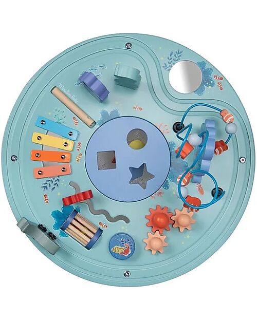 Moulin Roty Activity Table - Les Aventures de Paulie - Wood Wooden Stacking Toys