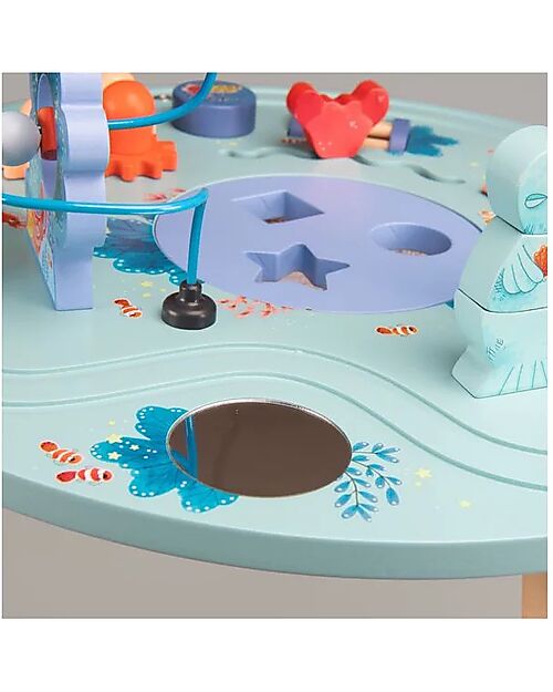 Moulin Roty Activity Table - Les Aventures de Paulie - Wood Wooden Stacking Toys