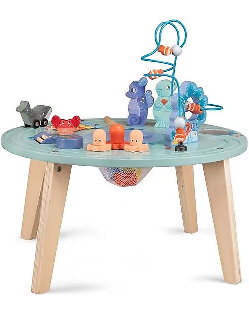 Moulin Roty Activity Table - Les Aventures de Paulie - Wood Wooden Stacking Toys