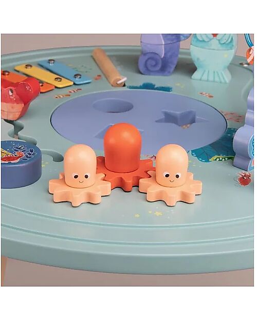 Moulin Roty Activity Table - Les Aventures de Paulie - Wood Wooden Stacking Toys