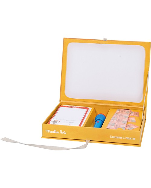 Moulin Roty Animal Cinema Box - Les Histoires du Soir - 5 Lovely Fairy Tales! Story Making Games