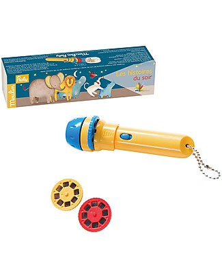 Moulin Roty Animals Storybook Torch, Les Papoum - to Create Lovely Fairy Tales! Story Making Games