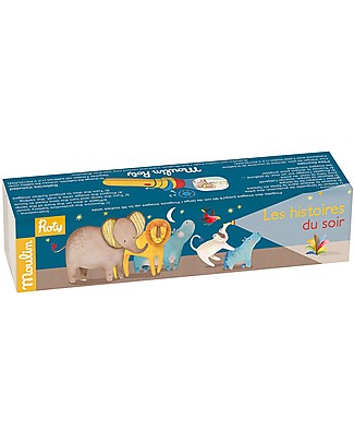 Moulin Roty Animals Storybook Torch, Les Papoum - to Create Lovely Fairy Tales! Story Making Games