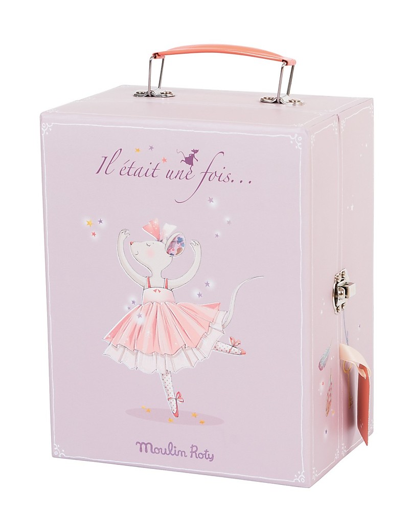 Roty Ballerina Suitcase, il une Fois - and Soft Toy included girl