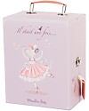 Moulin Roty Ballerina Suitcase, il était une Fois - Tutus and Soft Toy included Dolls Accessories