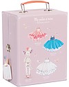 Moulin Roty Ballerina Suitcase, il était une Fois - Tutus and Soft Toy included Dolls Accessories