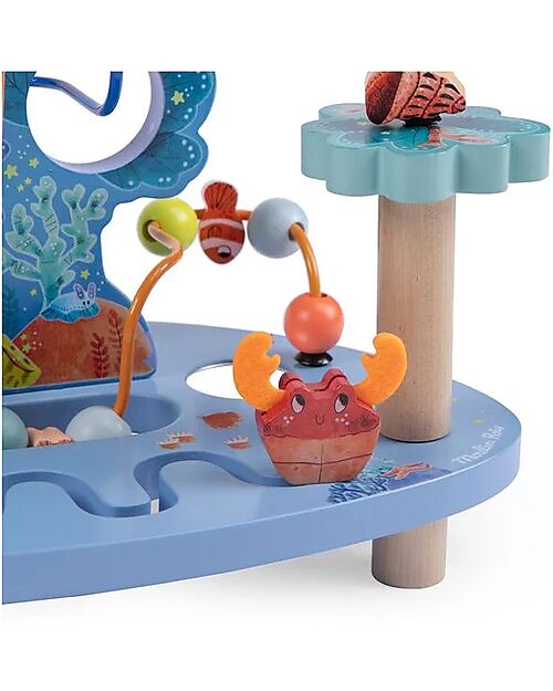 Moulin Roty Bead Maze - Les Aventures de Paulie - Wood Wooden Stacking Toys