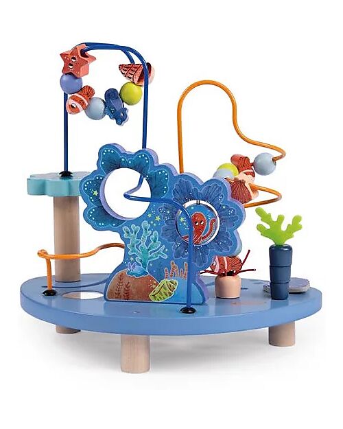 Moulin Roty Bead Maze - Les Aventures de Paulie - Wood Wooden Stacking Toys