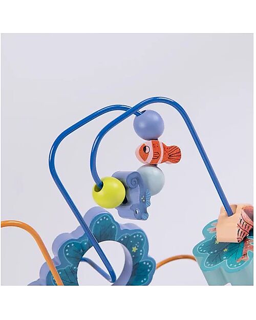 Moulin Roty Bead Maze - Les Aventures de Paulie - Wood Wooden Stacking Toys