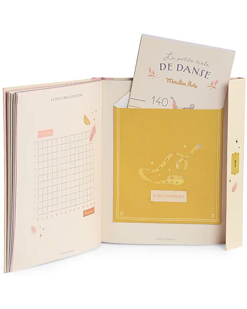 Moulin Roty Birth Book 80 Pages - Ecole de Danse - 19.5x24 cm Baby's First Albums