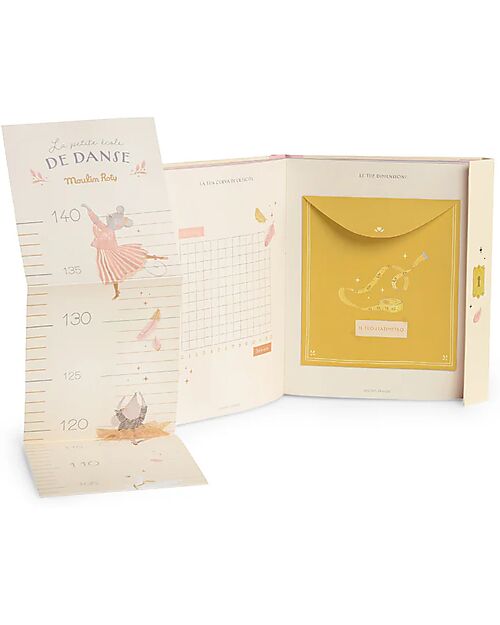 Moulin Roty Birth Book 80 Pages - Ecole de Danse - 19.5x24 cm Baby's First Albums