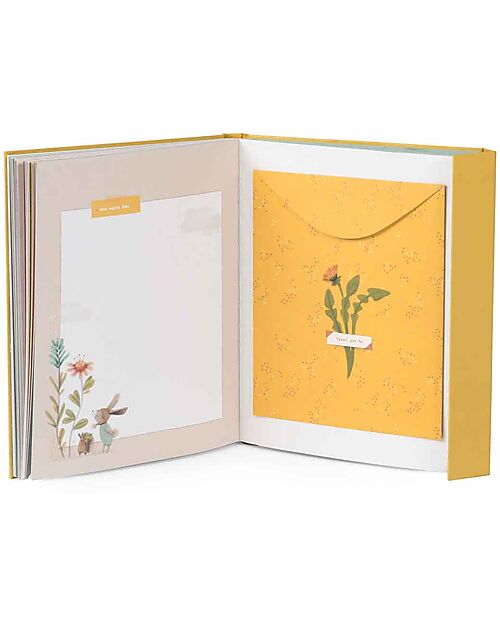 Moulin Roty Birth Book 80 Pages - Trois Petits Lapins - 19.5x24 cm Memories Kit